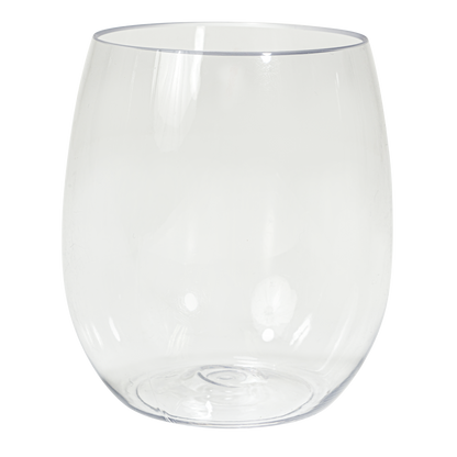 Portofino International Trading, USA - Plastic Stemless Wine Glass 12oz
