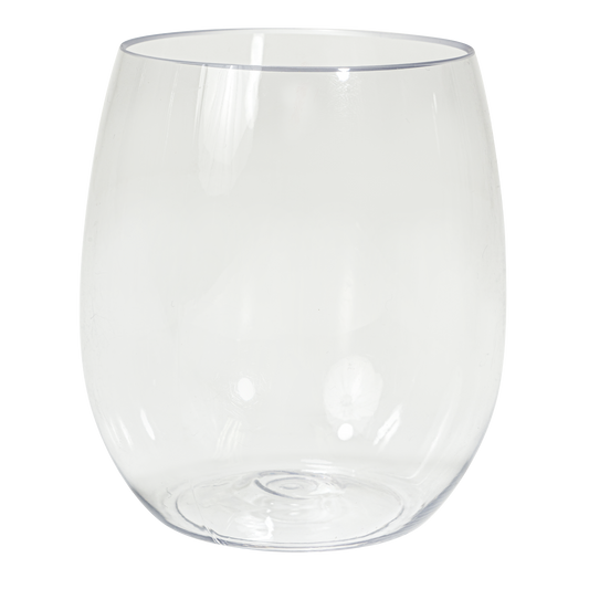 Portofino International Trading, USA - Plastic Stemless Wine Glass 12oz