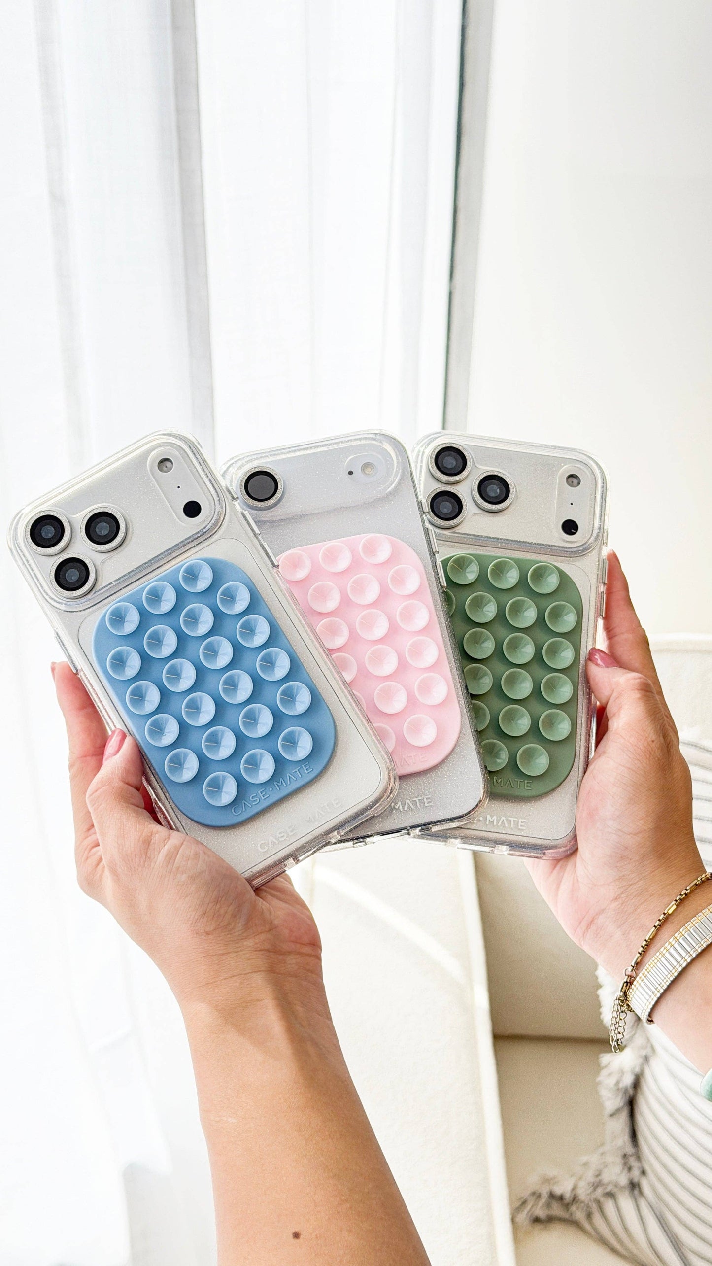 Case-Mate - Case-Mate Double-Sided Suction Phone Mounts