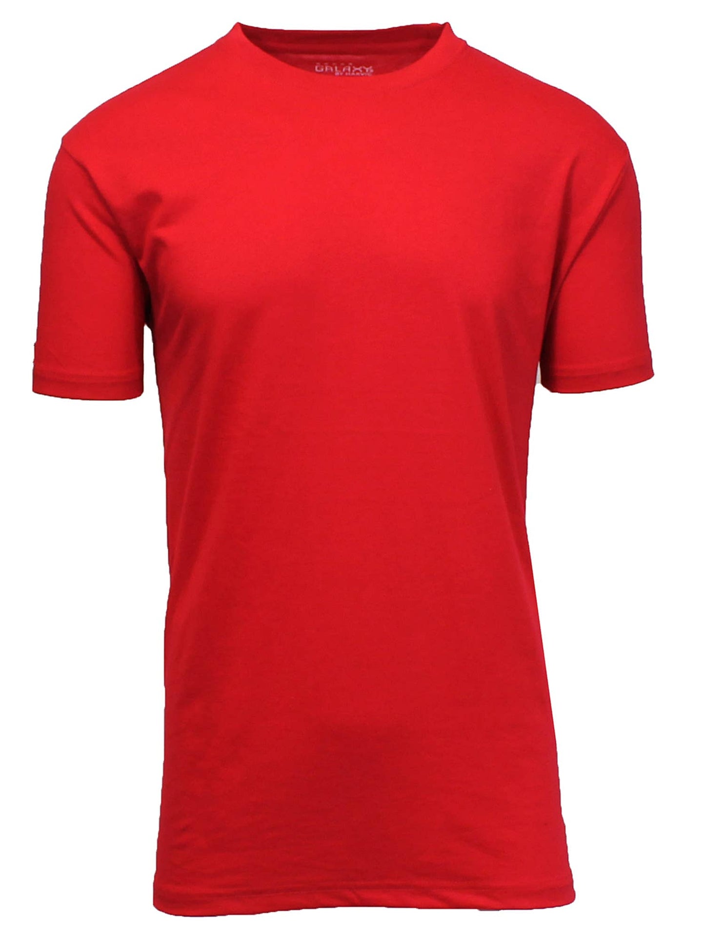 Galaxy By Harvic - Men's Short Sleeve Crew Neck Cotton Blend Classic Tee