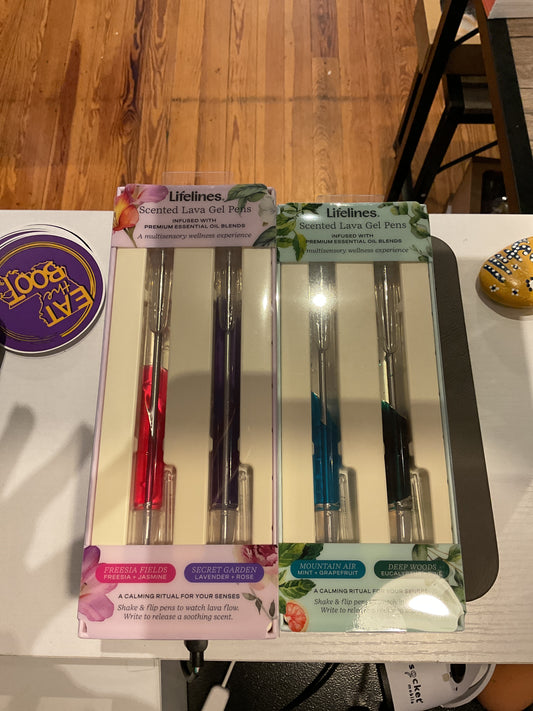 Scented lava gel pens