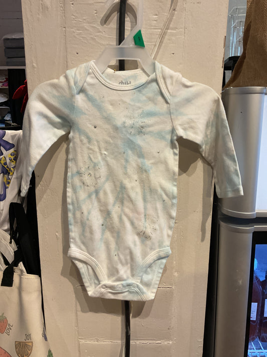 Catmaid Tie dye 6-12m onesie