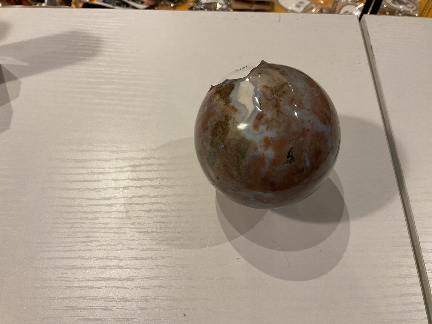 Ocean jasper sphere