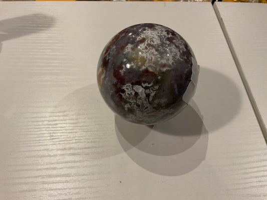 Ocean jasper sphere