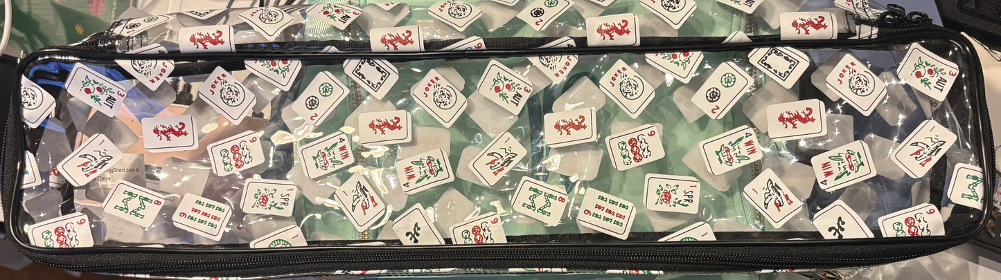 Mahjong pouch for tiles or racks