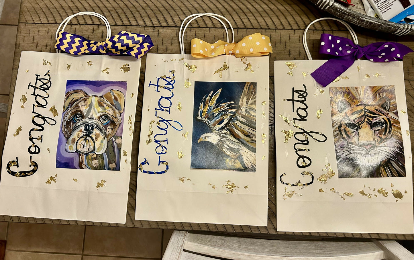 Small Graduation gift bags