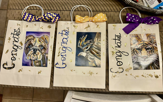 Small Graduation gift bags