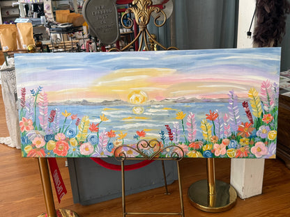 Flowers by the Sea