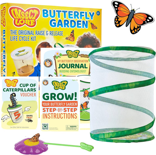 Insect Lore Raise and Release Butterfly Garden Kit