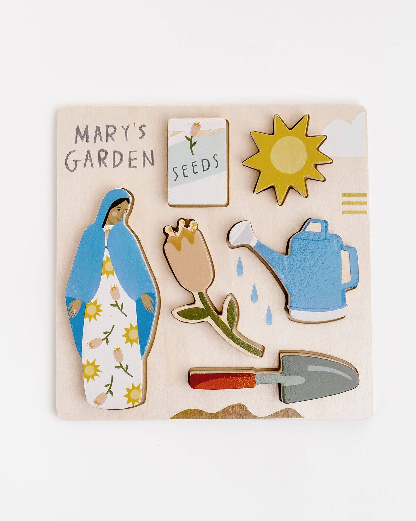 Be A Heart - Mary's Garden Wooden Puzzle