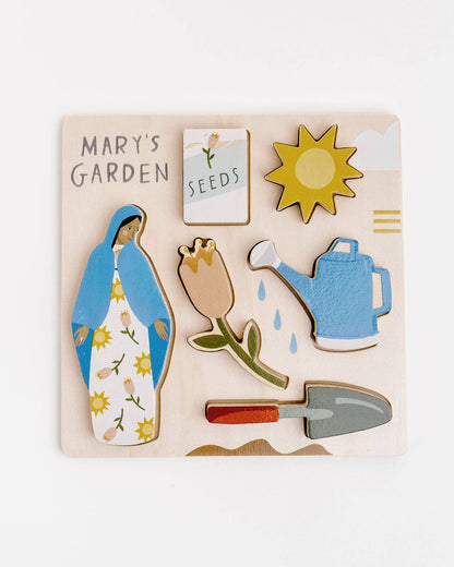 Be A Heart - Mary's Garden Wooden Puzzle