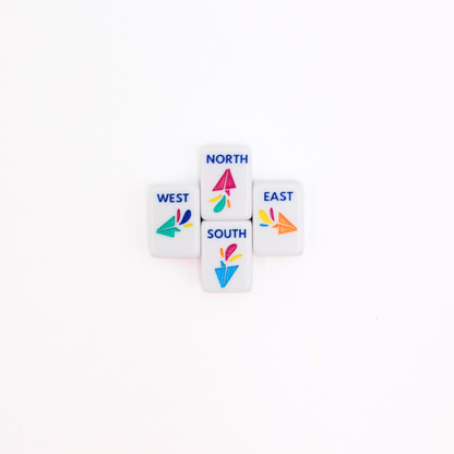 My Fair Mahjong - MINI TRAVEL MAHJONG  |  Mini Anywhere Series  |  White