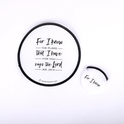 Swanson Christian Products - Foldable Hand Fan - Jer. 29:11 - Pack of 6