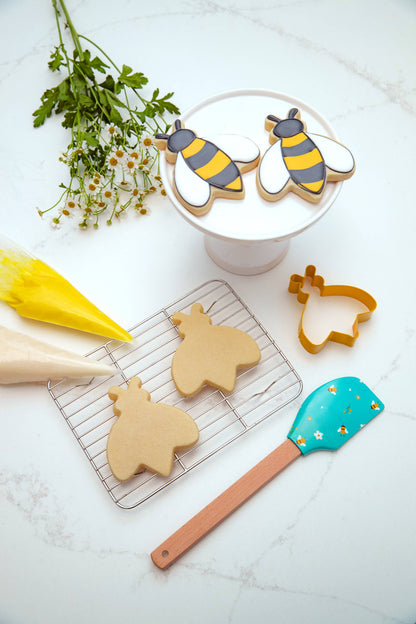 Handstand Kitchen - Blooming Colors Cookie Cutter & Spatula Set Display