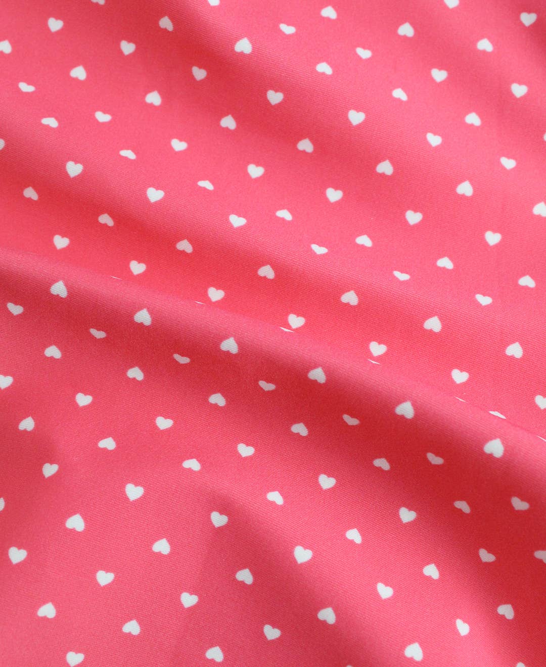 RuffleButts + RuggedButts - Girls Hot Pink Heart Polka Dot Long Sleeve Rash Guard 2-Piece Swimsuit with Signature Rear Ruffles