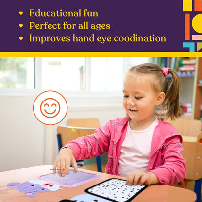 Special Supplies - Special Supplies Sensory Zoo Animal Mats, 10 Sets, Tactile Stimulation for Kids, Supports Autistic and Processing Challenges, Calming and Stimulating Early Learning Play