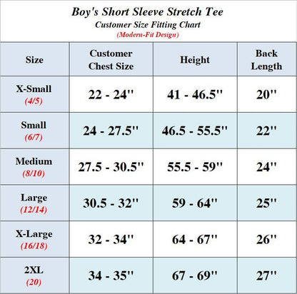 Galaxy By Harvic - Boy’s Short Sleeve Crew Neck Stretch Tee