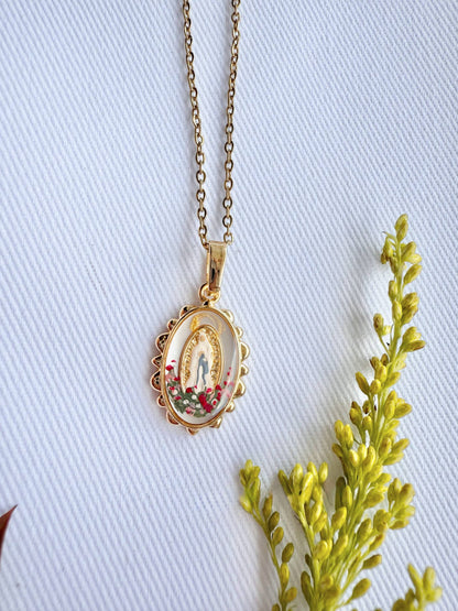 Harleigh Leonards Designs - Dainty Our Lady of Lourdes Necklace
