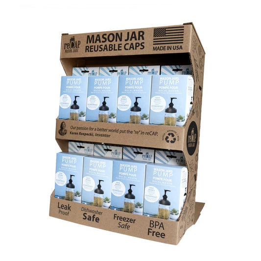 ReCAP® Mason Jars Pump Dispenser, Regular Mouth |
