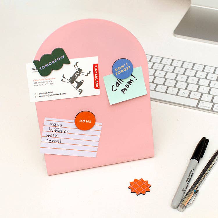 Kikkerland Design Inc - Inkerie Pink Magnetic Memo Board