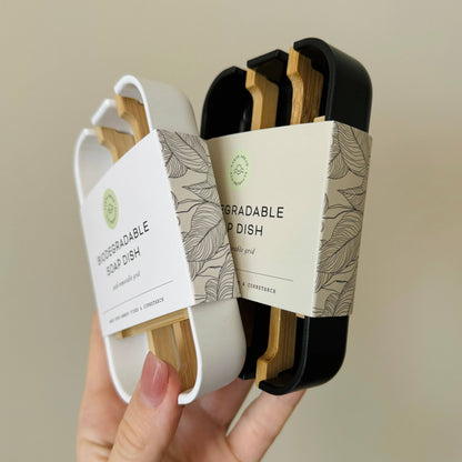 Biodegradable Soap Dish Tray - Black