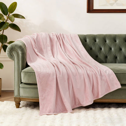 Awesome Home - Ultra Soft Cozy Fleece Throw Blanket, 50"Wx60"L