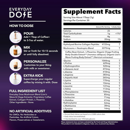 Everyday Dose - Everyday Dose Single Serving Coffee+