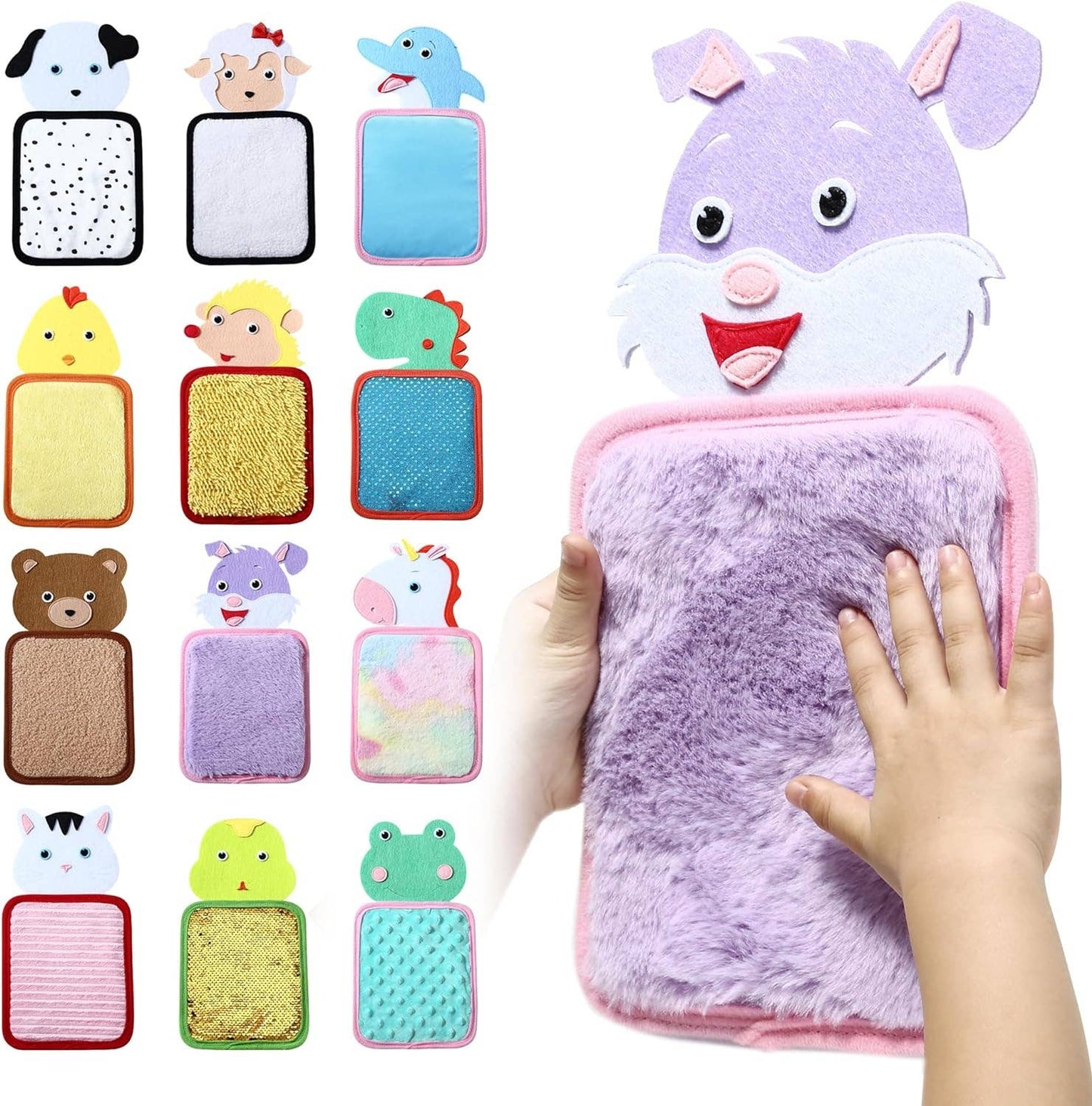 Special Supplies - Special Supplies Sensory Zoo Animal Mats, 10 Sets, Tactile Stimulation for Kids, Supports Autistic and Processing Challenges, Calming and Stimulating Early Learning Play