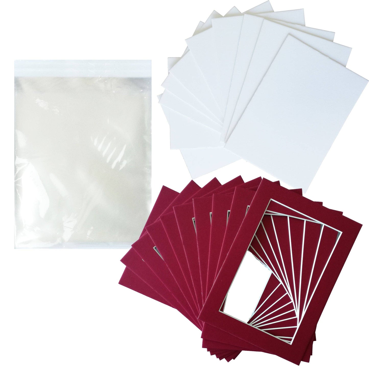 Studio 500 Inc. - Studio 500 10-Pack Picture Mats for 16"x20" frame with 11"x14" Opening (Various Colors)