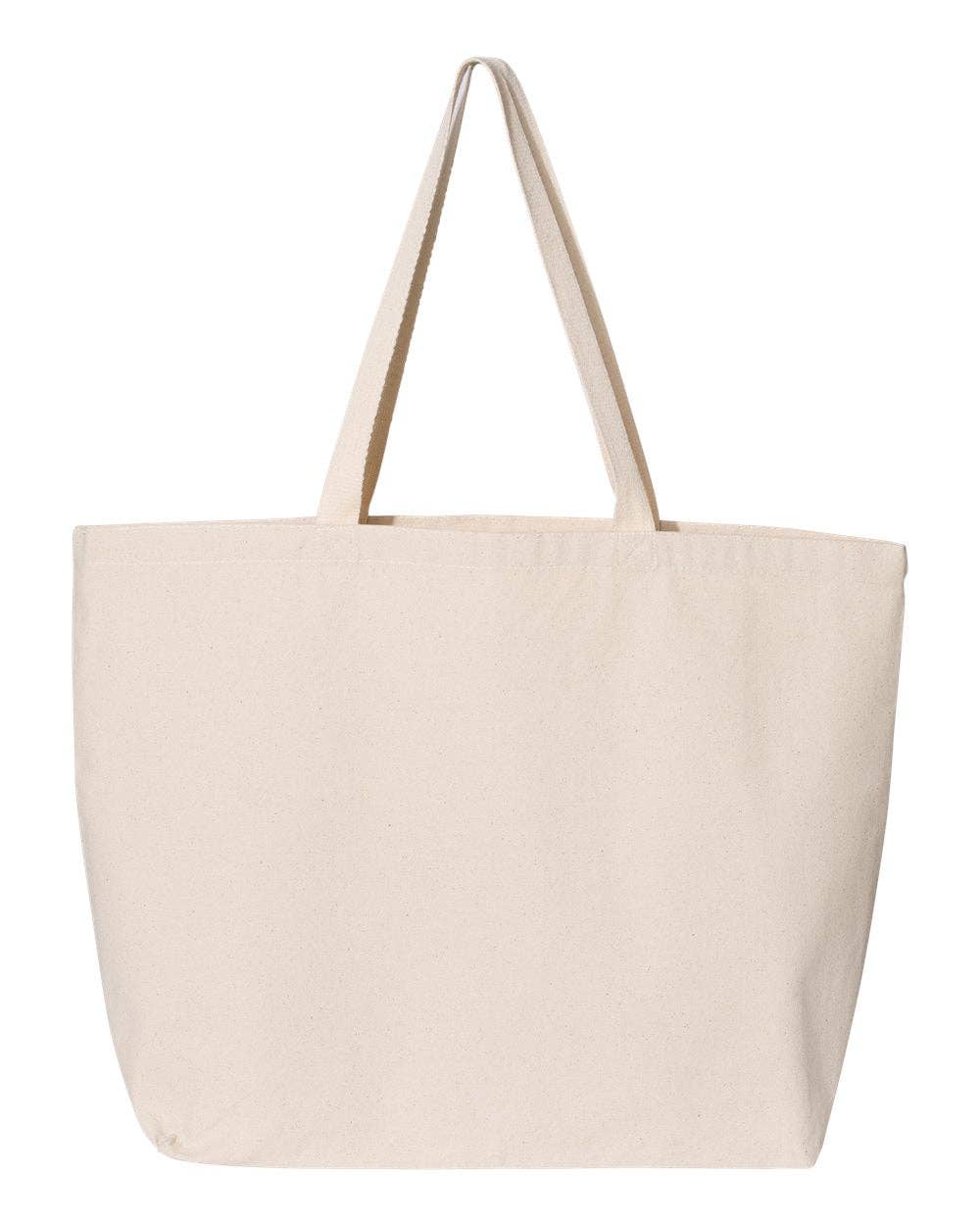 The Park Wholesale - OAD Jumbo Tote, Cotton Canvas Tote Bag - OAD108