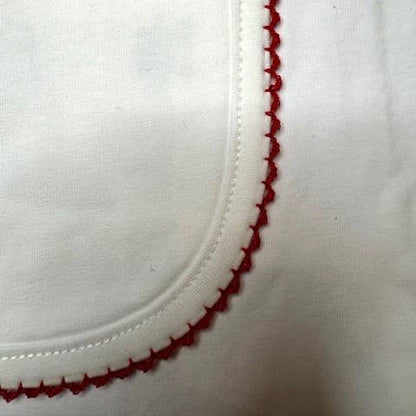 Zsa Zsa & LoLLi Monogram Blanks - Picot Trim/ Receiving Blanket Baby Gift, Embroidery, Mono