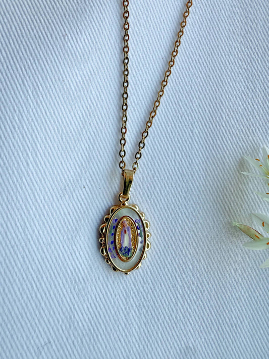 Harleigh Leonards Designs - Dainty Our Lady in Lavender 