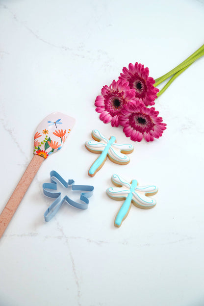 Handstand Kitchen - Blooming Colors Cookie Cutter & Spatula Set Display