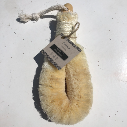 Bamboo Switch - Sisal Exfoliating Dry Brush | Faire Market Bestseller