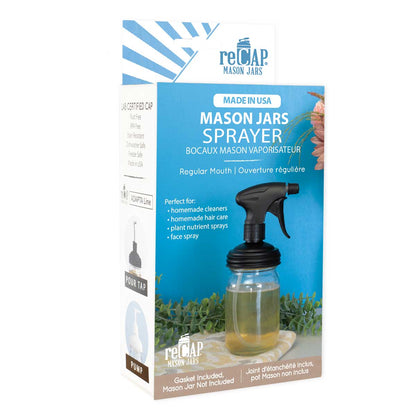 ReCAP® Mason Jar Sprayer Lid, Regular Mouth
