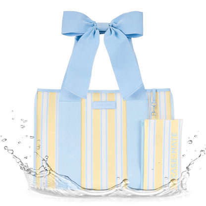 Case-Mate - Case-Mate Cabana Stripe Bow Jelly Tote Bag