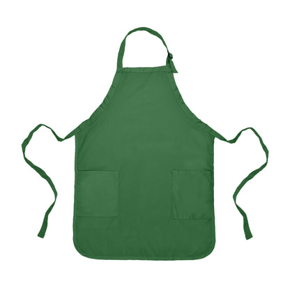 Dalix - DALIX Apron Restaurant Home Spun Poly Cotton 2 Pockets