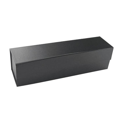 LA Ribbons Wholesale - 13" x 3.7" x 3.7" Collapsable Gift Box w/ Magnetic Square Flap Lid | Black