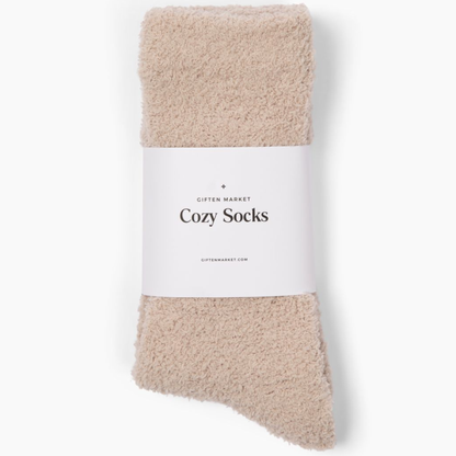 Giften Market - Cozy Cloud Socks - Ivory - Warm & Soft - Women’s Gift