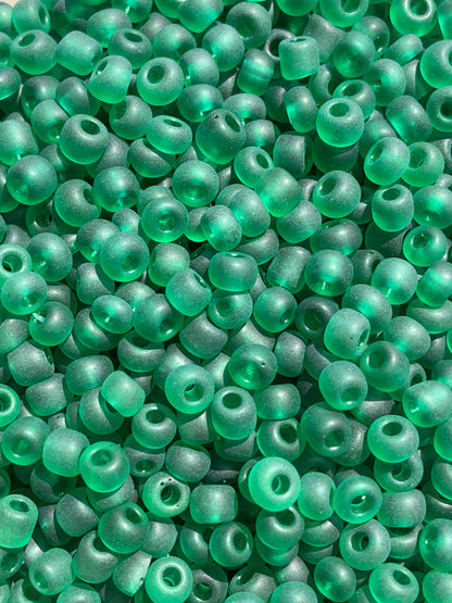 MaddieMayShop - Frost Glass seed beads, 6/m glass beads, Seed Beads Bulk
