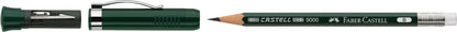 Faber-Castell / Creativity for Kids - Perfect Pencil, Castell 9000 with Built-in Sharpener Cap