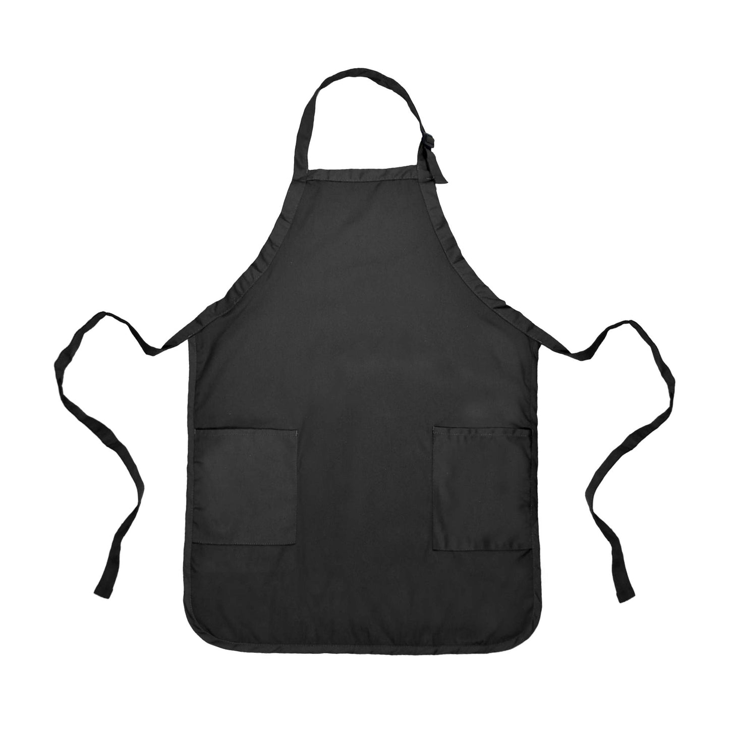 Dalix - DALIX Apron Restaurant Home Spun Poly Cotton 2 Pockets