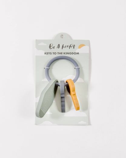 Be A Heart - Keys to the Kingdom Silicone Teethers