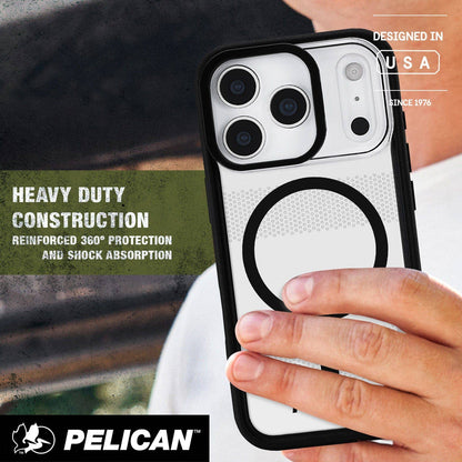 Case-Mate - Pelican Protector Clear MagSafe w/ Stand - iPhone 17 Pro