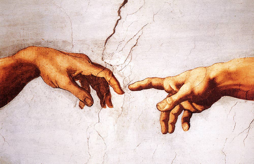 Pyramid America - Michelangelo - The Creation of 11x17 Bag and Boarded Poster