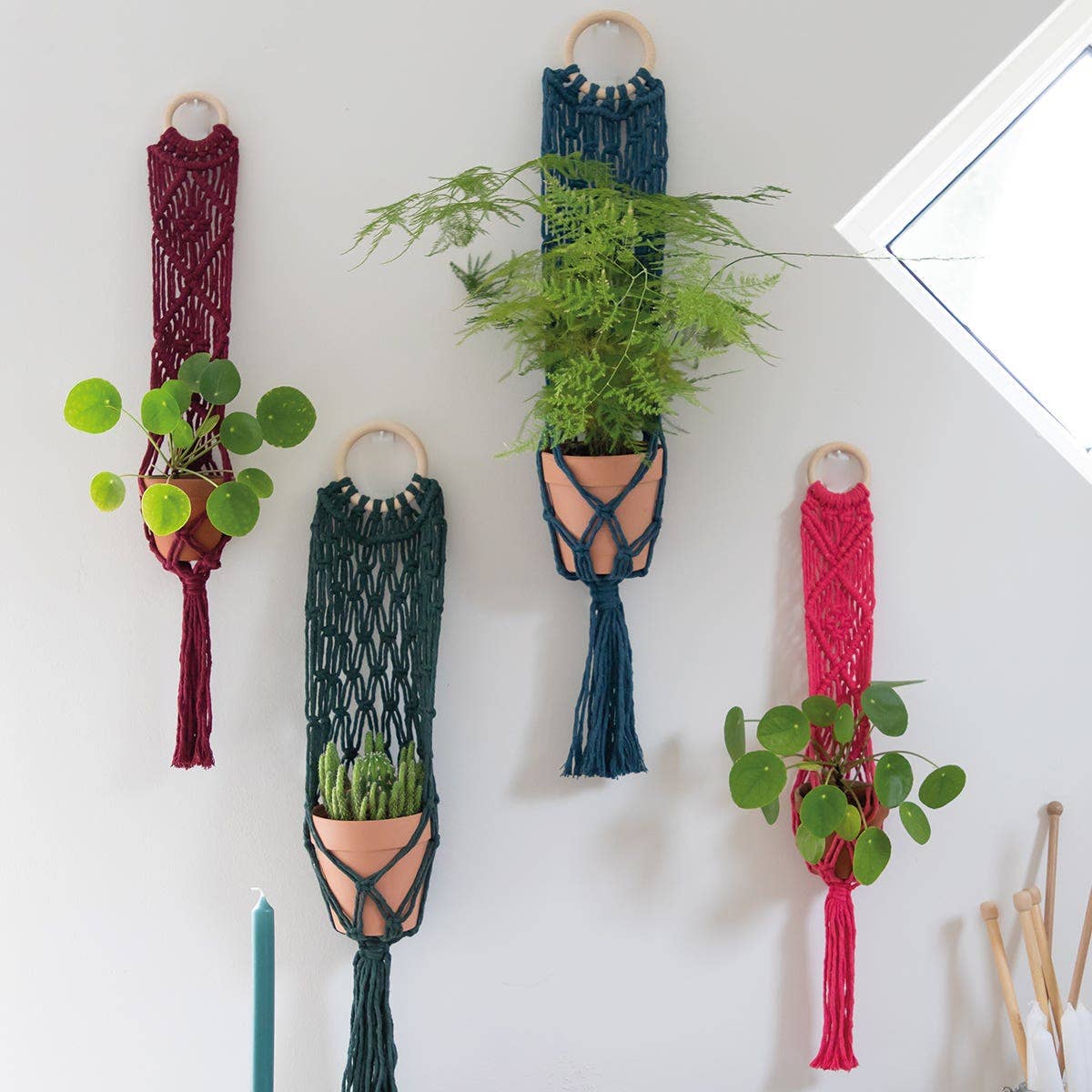Hoooked Yarns - DIY Macrame Kit Planthanger Bali Pine