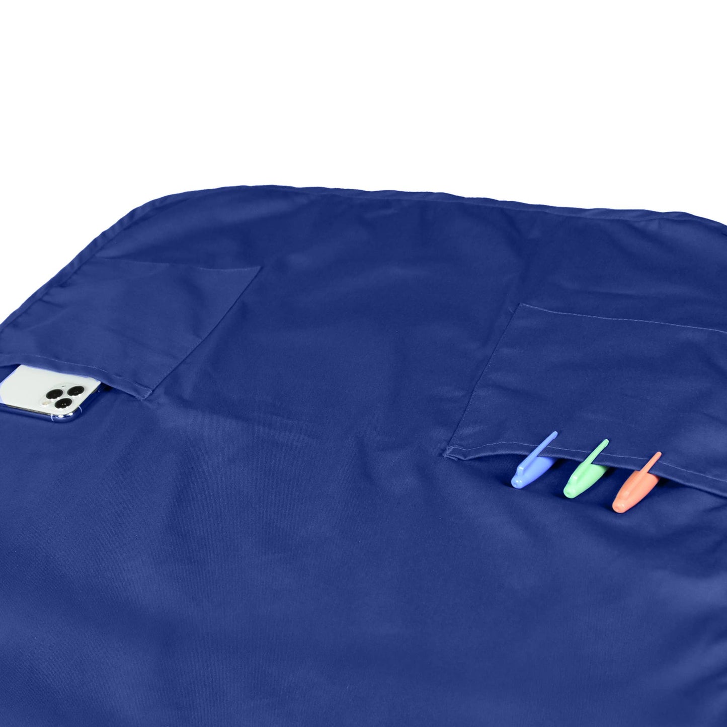 Dalix - DALIX Apron Restaurant Home Spun Poly Cotton 2 Pockets