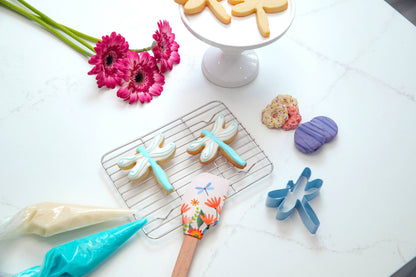Handstand Kitchen - Blooming Colors Cookie Cutter & Spatula Set Display