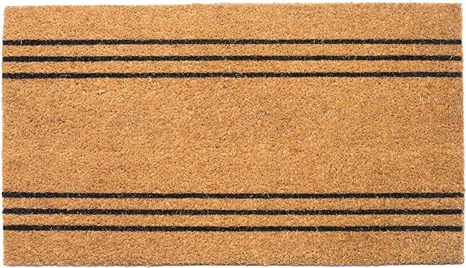 The Fine Living Company - Basic Stripe Coir Door mat - 17X30"(43x76cm) large