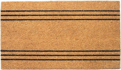 The Fine Living Company - Basic Stripe Coir Door mat - 17X30"(43x76cm) large